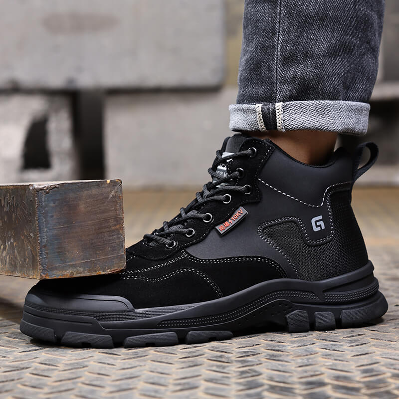 Insulated 10KV safety shoes Outdoor hiking fashion safety shoes