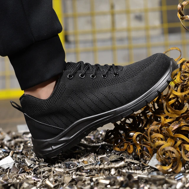 Fashion safety shoes Pierce resistant European standard steel toe safety shoes