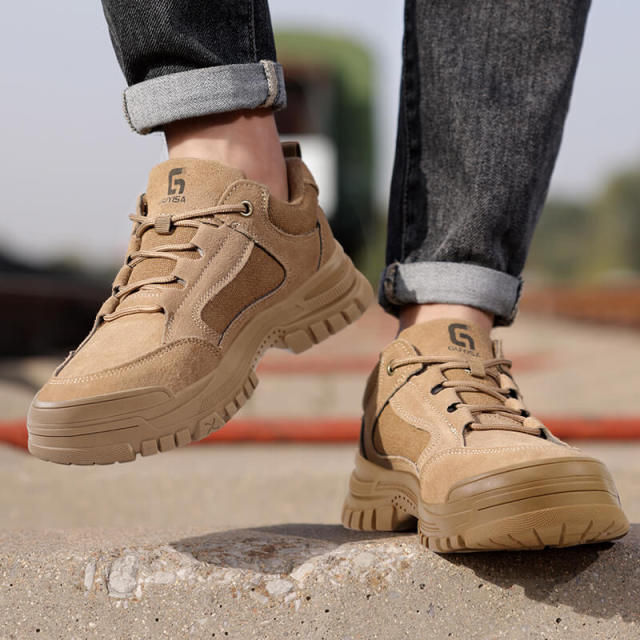 Hiking safety shoes European standard steel toe new safety shoes
