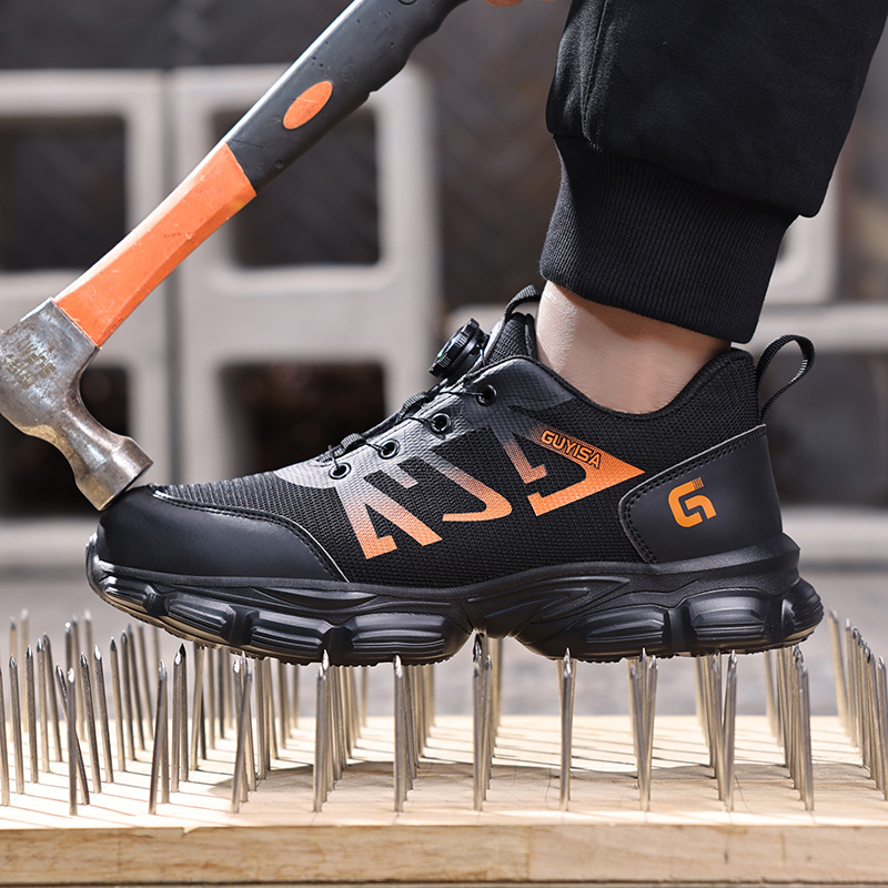 Fashion safety shoes outdoor work European standard steel toe safety shoes