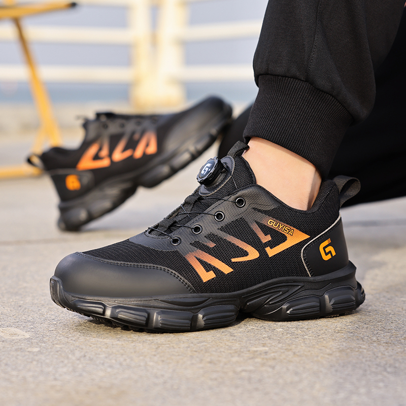 Fashion safety shoes outdoor work European standard steel toe safety shoes
