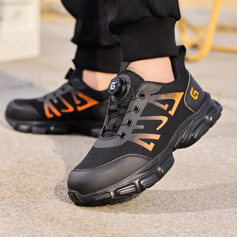 Fashion safety shoes outdoor work European standard steel toe safety shoes