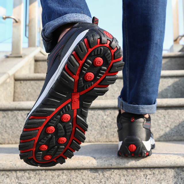 Fashion safety shoes outdoor work European standard steel toe safety shoes