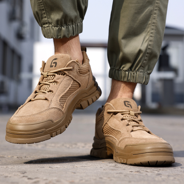 Fashion safety shoes outdoor work European standard steel toe safety shoes