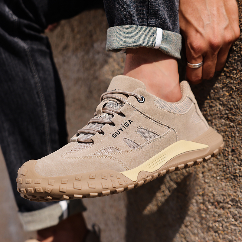 Fashion safety shoes outdoor work European standard steel toe safety shoes