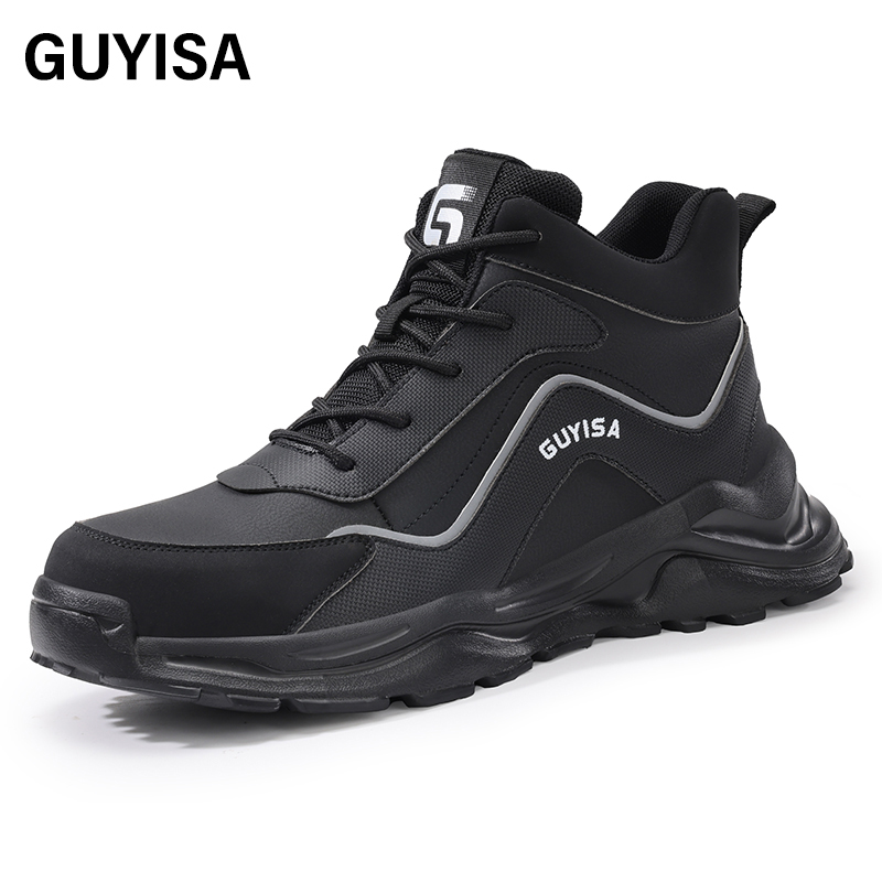 Unisex Sports Safety Shoes Steel Toe Anti-Puncture Microfiber Upper European standard steel toe