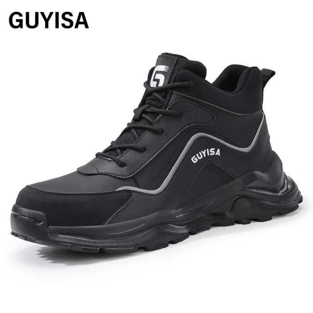 Unisex Sports Safety Shoes Steel Toe Anti-Puncture Microfiber Upper European standard steel toe