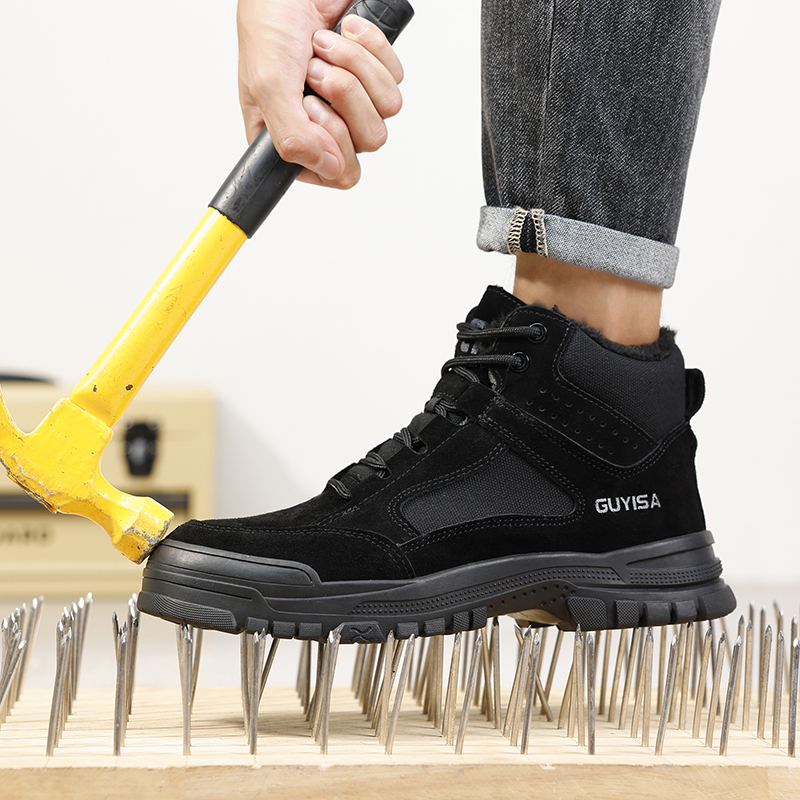 Anti-smash and stab-proof insulated 10KV safety shoes Men's safety shoes