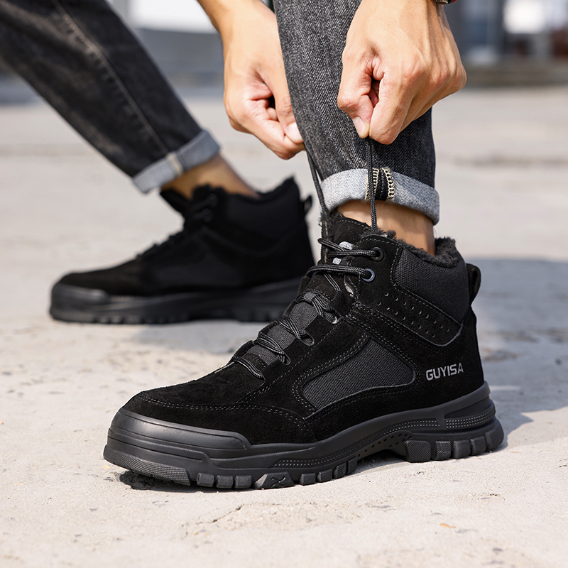 Anti-smash and stab-proof insulated 10KV safety shoes Men's safety shoes