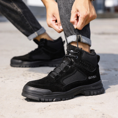 Anti-smash and stab-proof insulated 10KV safety shoes Men's safety shoes