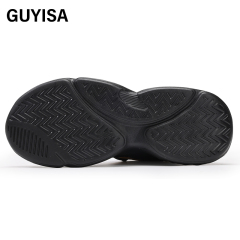 GUYISA  Safety Boots European Standard Steel Toe Fashion Breathable Leather Upper  Smash-proof stab-proof safety shoes for men