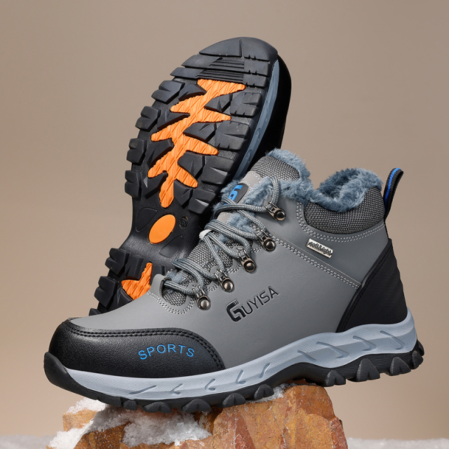 GUYISA Hot winter microfiber upper anti-smash and stab men's safety shoes