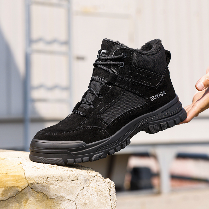 GUYISA anti-smash and anti-stab insulated 10KV safety shoes for men