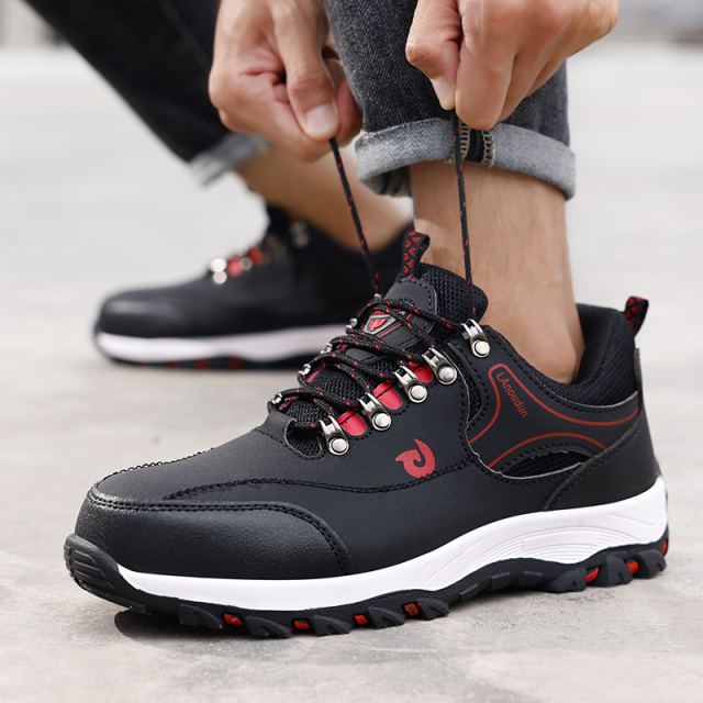 GUYISA High quality safety shoes construction site European standard steel toe anti-puncture anti-smash safety shoes