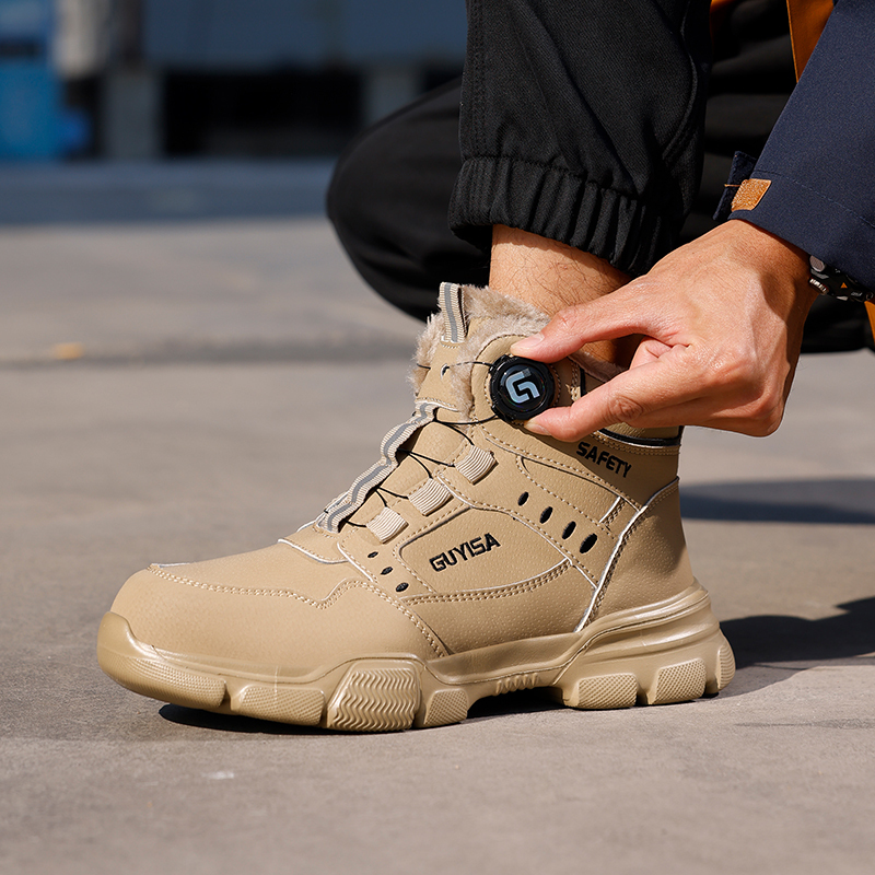 GUYISA Smash-proof and puncture-proof safety shoes for men safety booes safety shoes for men