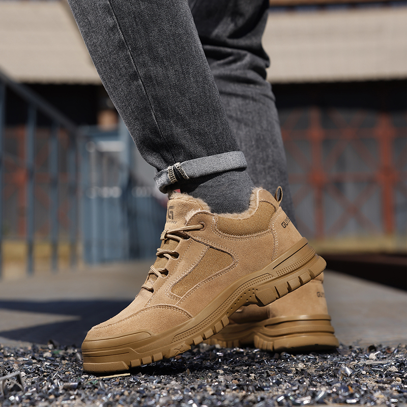 GUYISA Standard plastic toe Insulation 10KV Men's safety shoes Factory direct comfort safety shoes