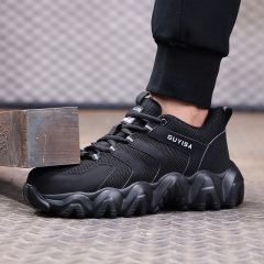 GUYISA High quality steel cloth breathable comfortable men's safety shoes