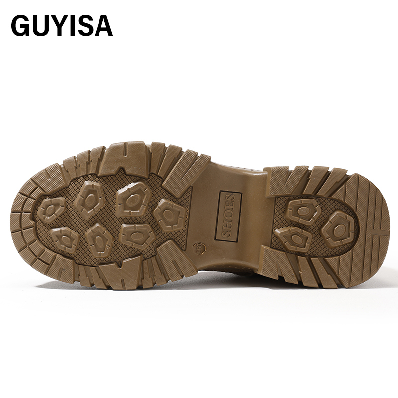 GUYISA Standard plastic toe Insulation 10KV Men's safety shoes Factory direct comfort safety shoes