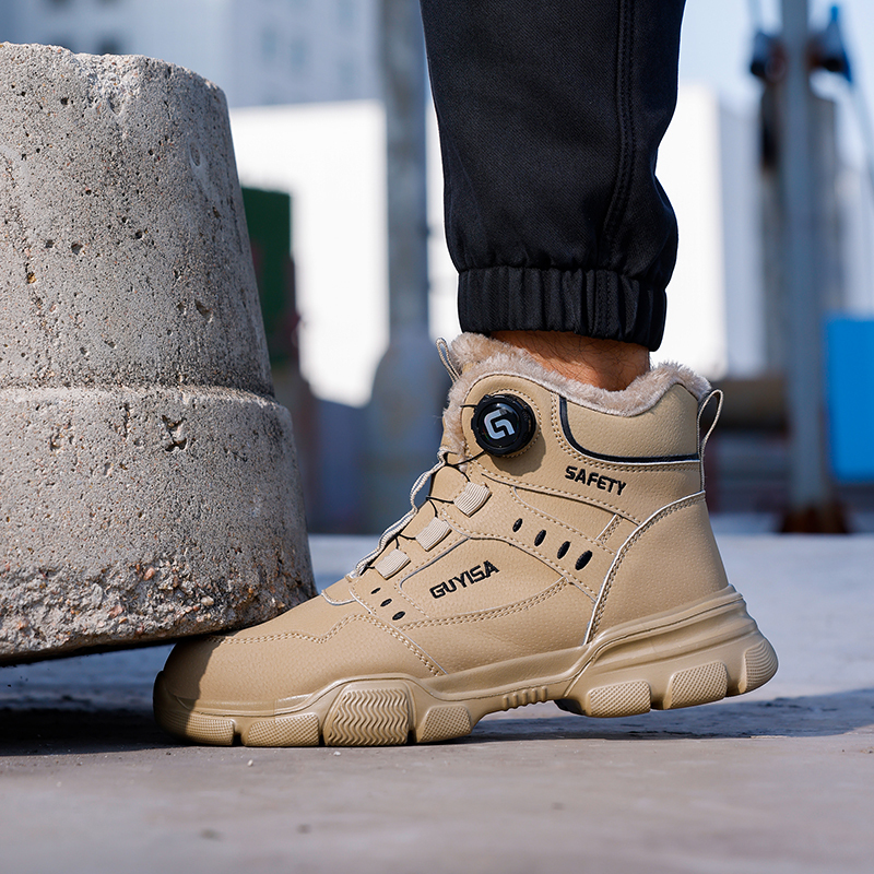 GUYISA Smash-proof and puncture-proof safety shoes for men safety booes safety shoes for men