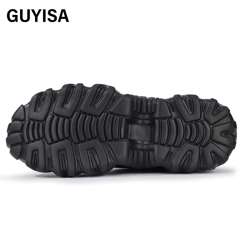 GUYISA High quality steel cloth breathable comfortable men's safety shoes
