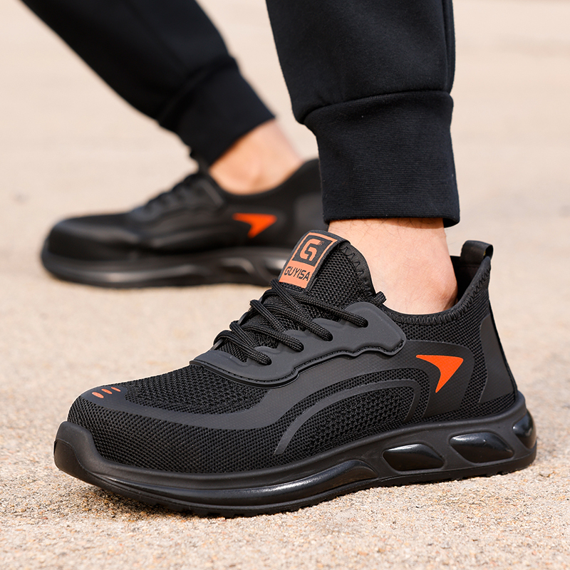 GUYISA Safety shoes for men Smash-proof and puncture-proof safety shoes for men and women