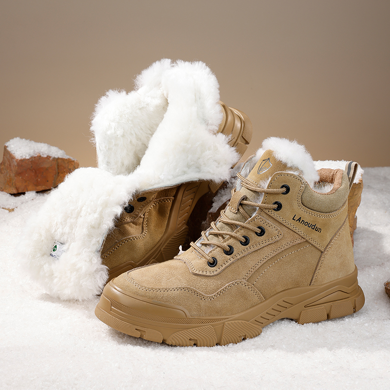 GUYISA High quality winter warm, smash-proof and stab-proof men's safety shoes