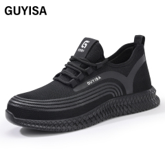 GUYISA Breathable safety shoes Outdoor sports Smash-proof and puncture-proof safety shoes for men Insulated 18KV safety shoes