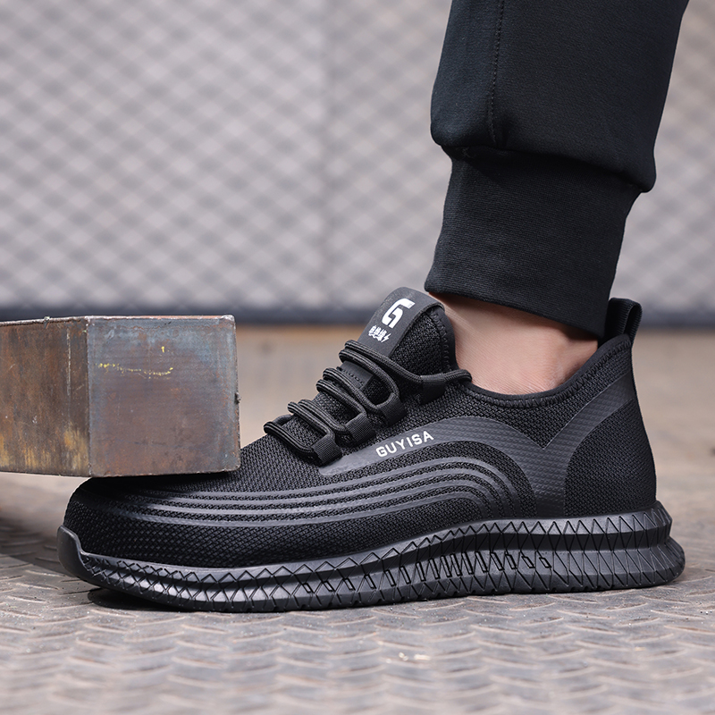 GUYISA Breathable safety shoes Outdoor sports Smash-proof and