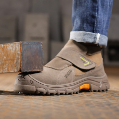 GUYISA  High quality comfortable suede fireproof flower-welder safety shoes