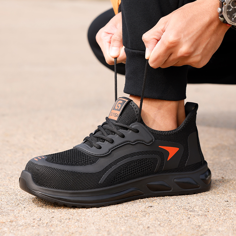 GUYISA Safety shoes for men Smash-proof and puncture-proof safety shoes for men and women