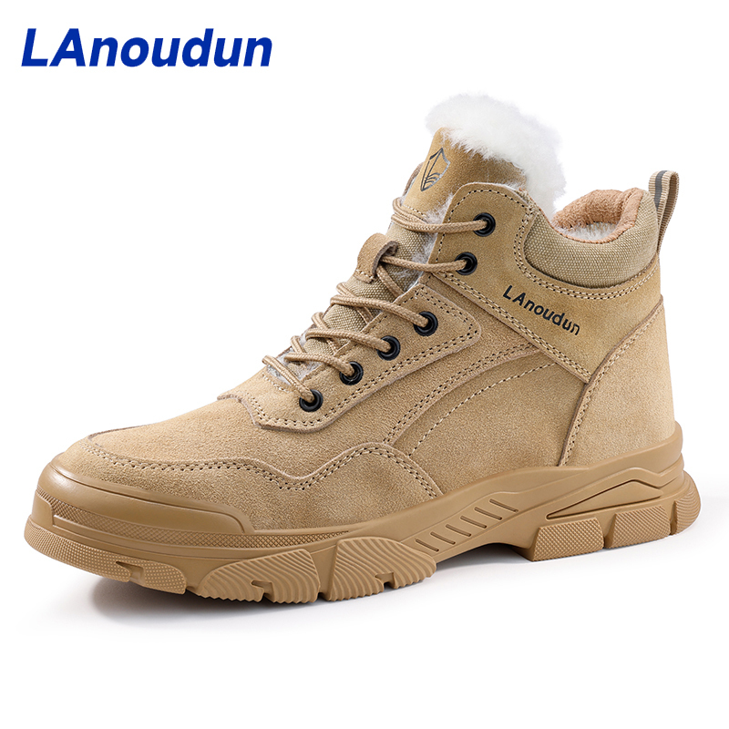 GUYISA High quality winter warm, smash-proof and stab-proof men's safety shoes