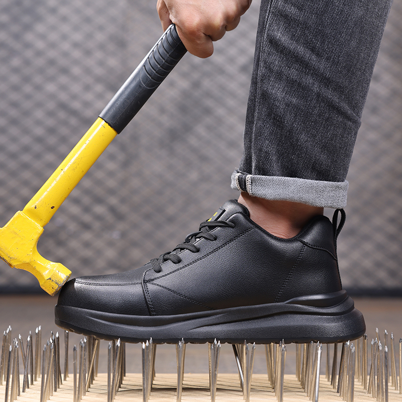 GUYISA High quality safety shoes, smash-proof and steel toe men's safety shoes