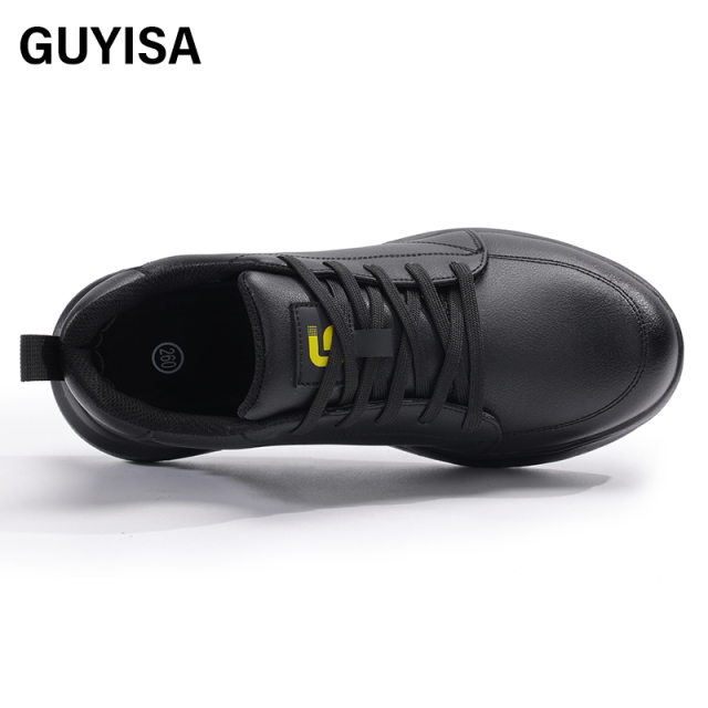 GUYISA High quality safety shoes, smash-proof and steel toe men's safety shoes