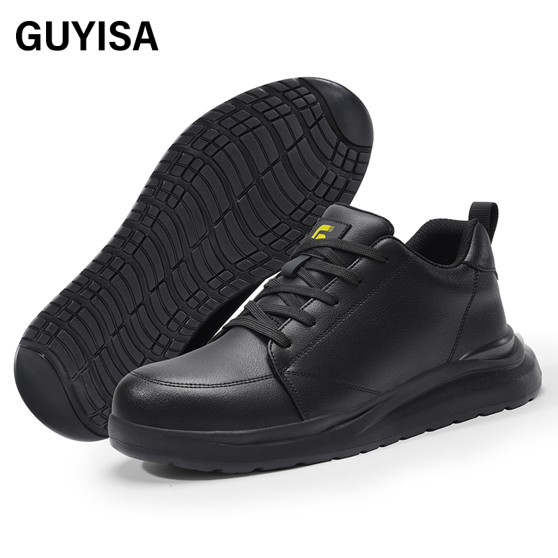 GUYISA High quality safety shoes, smash-proof and steel toe men's safety shoes