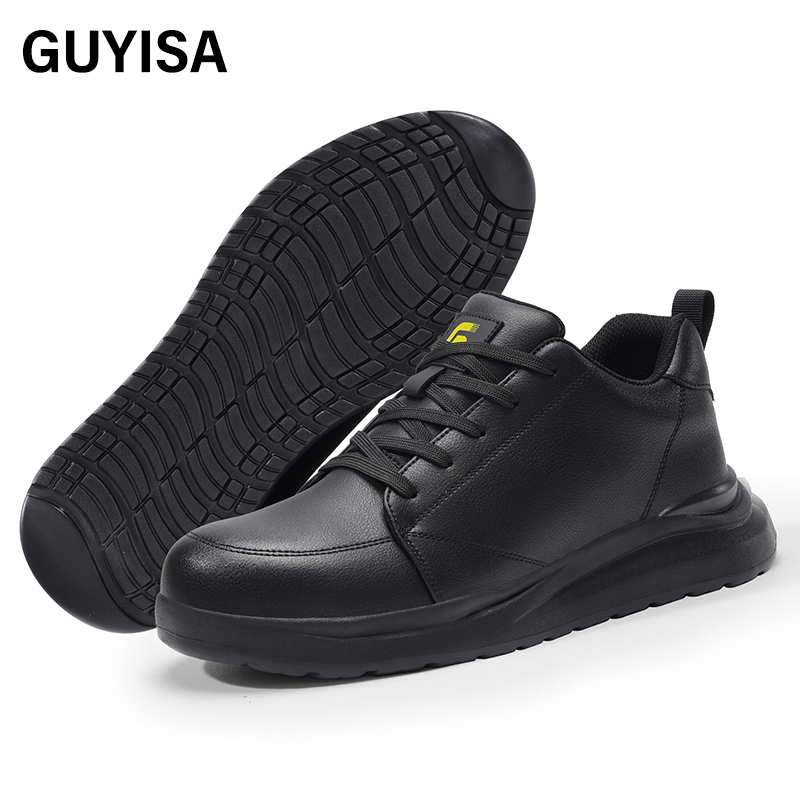 GUYISA High quality safety shoes, smash-proof and steel toe men's safety shoes