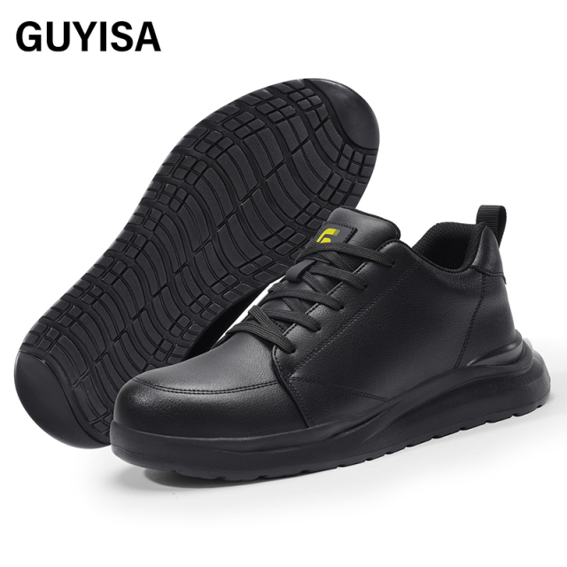 GUYISA High quality safety shoes, smash-proof and steel toe men's safety shoes
