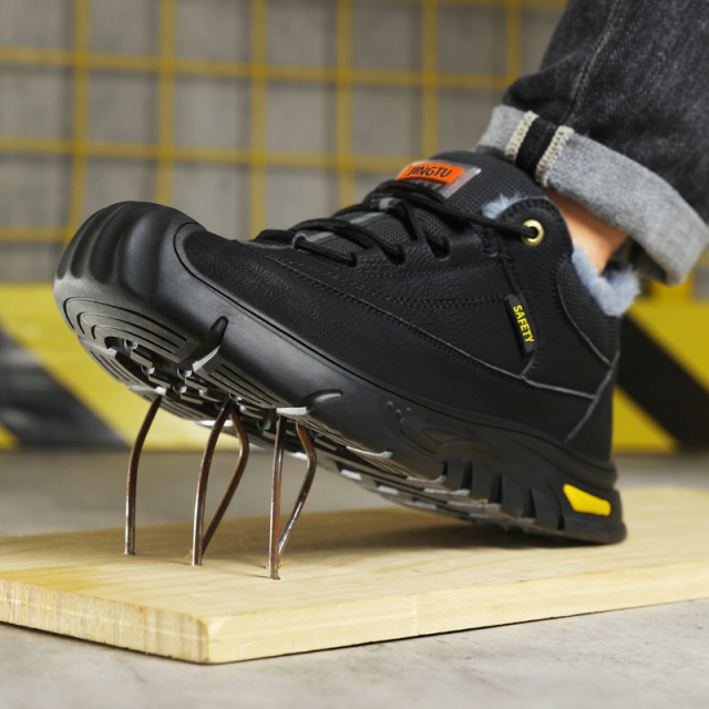 GUYISA High quality steel cloth breathable comfortable men's safety shoes