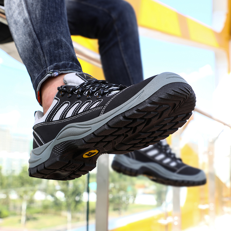 GUYISA High quality safety shoes European standard steel toe anti-puncture anti-smash safety shoes