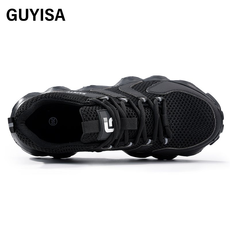 GUYISA High quality steel cloth breathable comfortable men's safety shoes