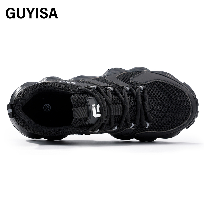 GUYISA High quality steel cloth breathable comfortable men's safety shoes
