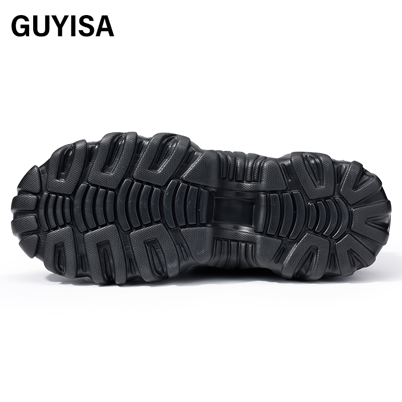 GUYISA High quality steel cloth breathable comfortable men's safety shoes