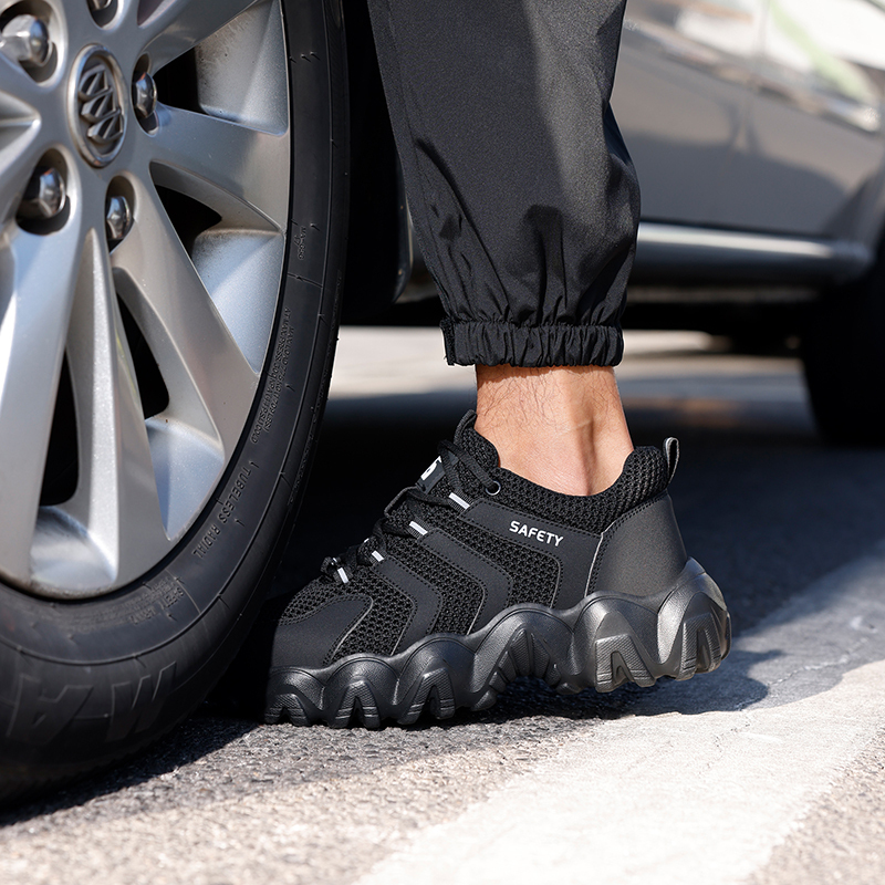 GUYISA High quality steel cloth breathable comfortable men's safety shoes
