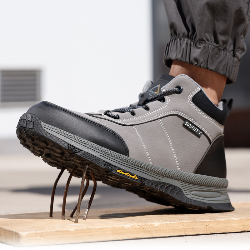 JINGTU Fashion Safety Shoes European Standard Steel Toe Lightweight Safety Shoes Sports