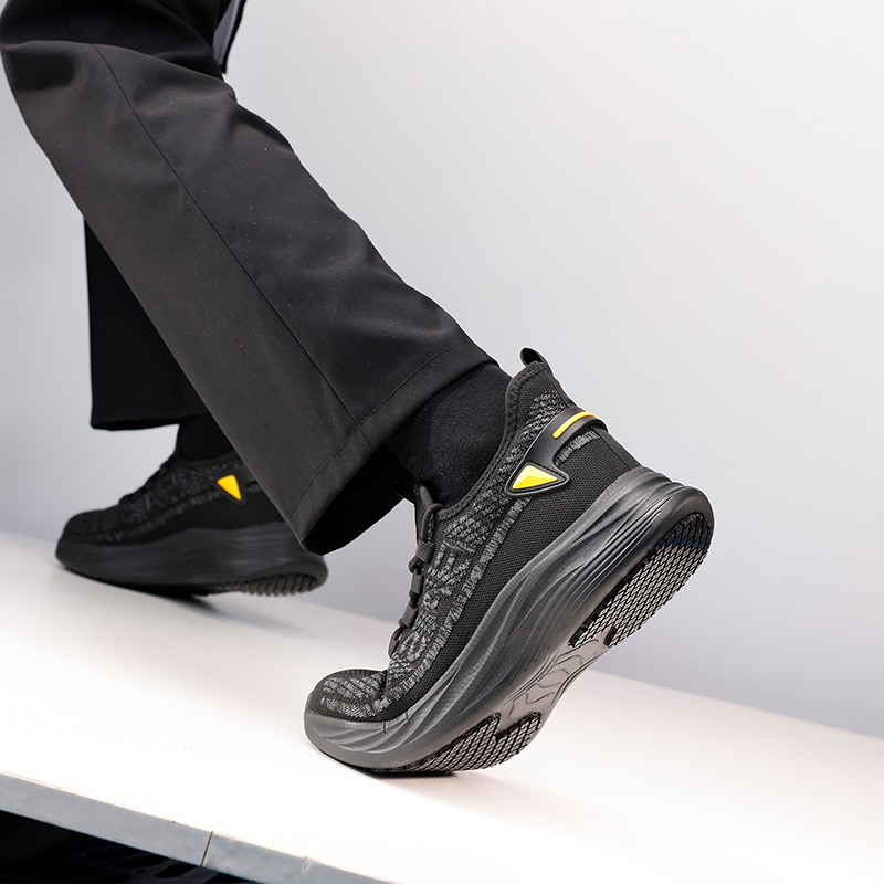 GUYISA  chef's shoes Non-slip SRC Black Fashion safety shoes