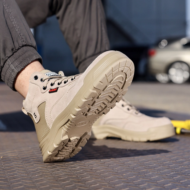 GUYISA safety shoes Casual Series for men steel toe Rubber shoes anti-puncture safety shoes