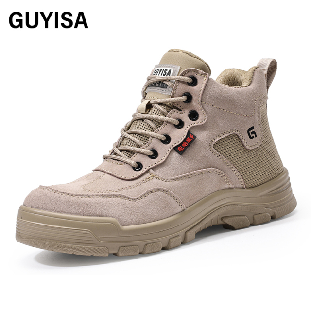 GUYISA safety shoes Casual Series for men steel toe Rubber shoes anti-puncture safety shoes