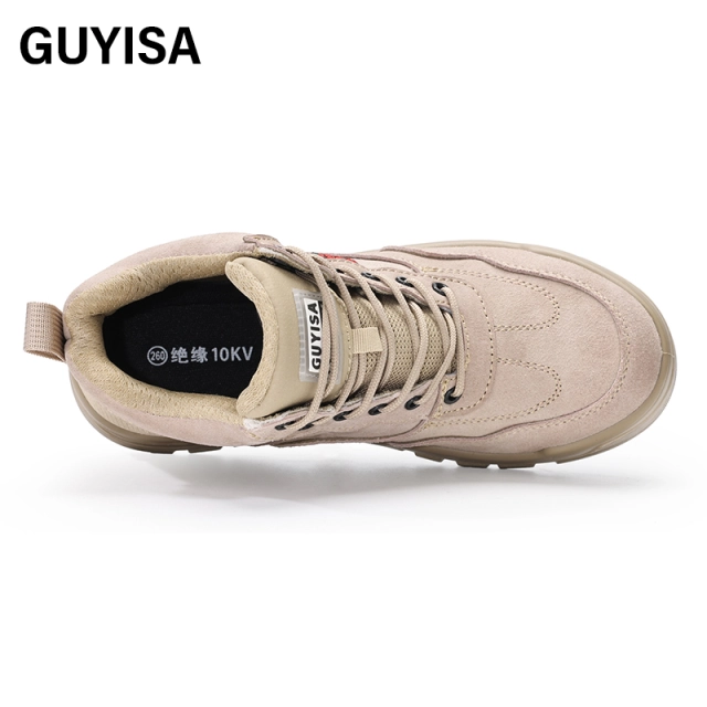 GUYISA safety shoes Casual Series for men steel toe Rubber shoes anti-puncture safety shoes