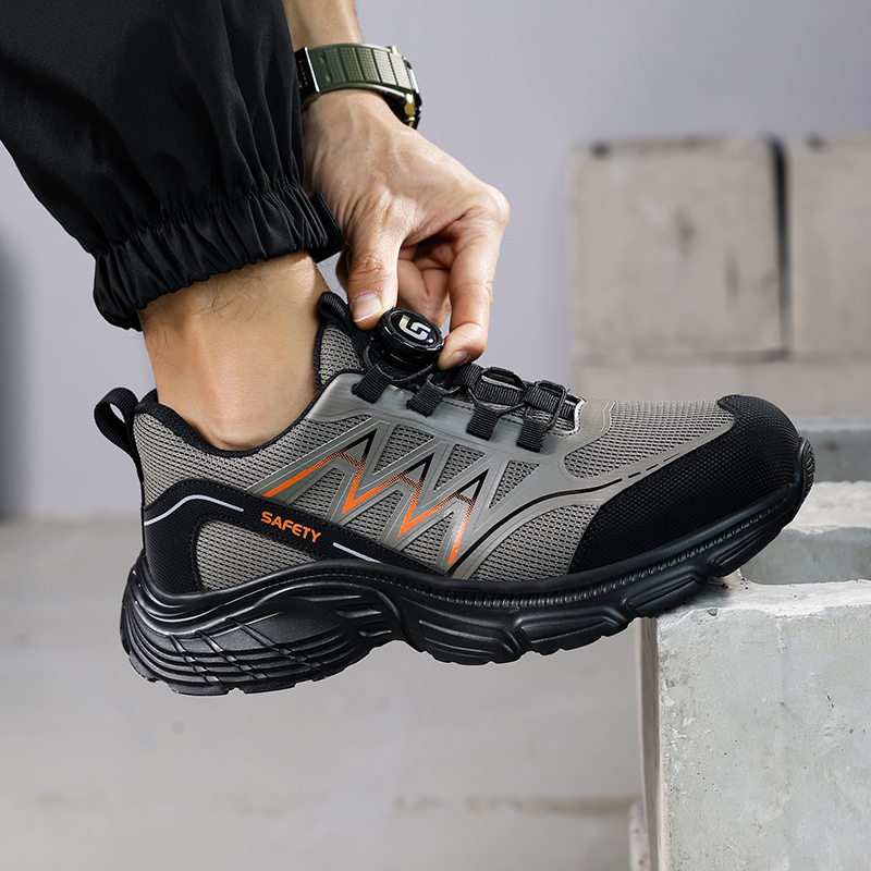 GUYISA  Sports safety shoes anti-puncture  and steel toe men's safety shoes