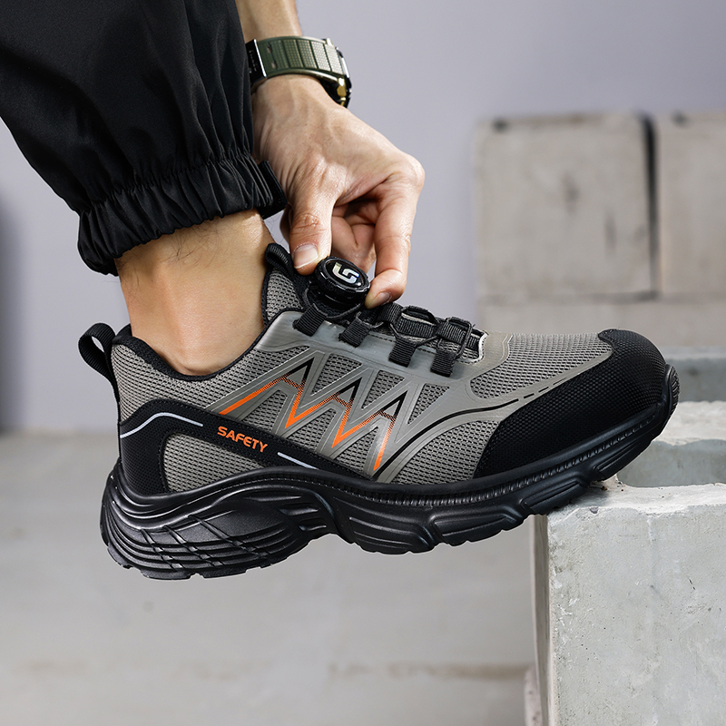 GUYISA  Sports safety shoes anti-puncture  and steel toe men's safety shoes