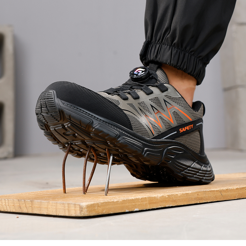 GUYISA  Sports safety shoes anti-puncture  and steel toe men's safety shoes